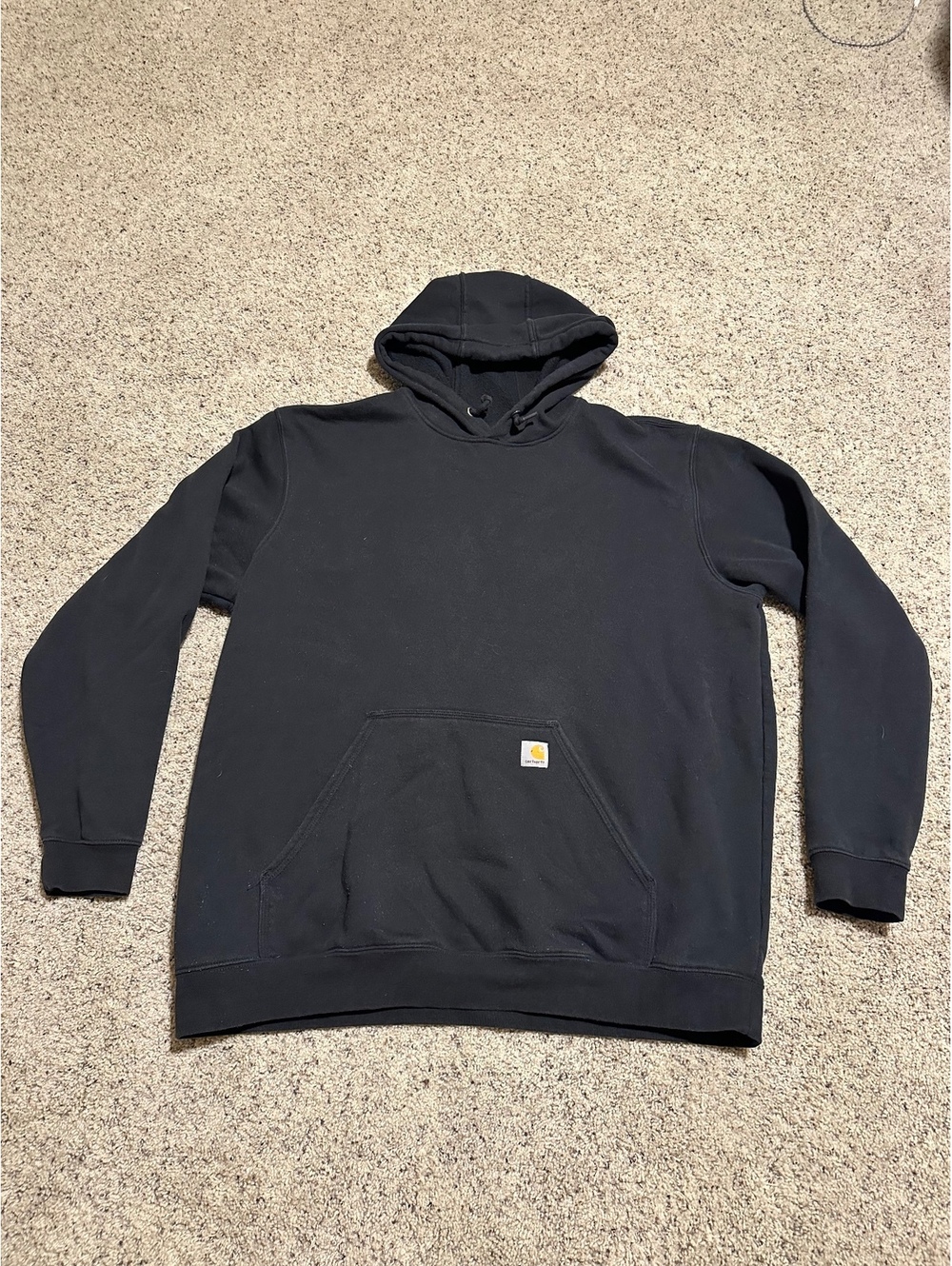 Carhartt Men's Black 2XL Tall Original Fit Hoodie Sweatshirt